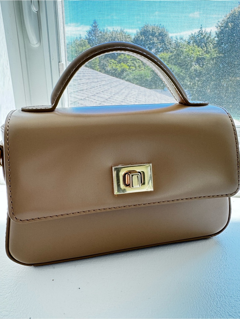 I.Crew Classic Edie Top-Handle Shoulder Bag